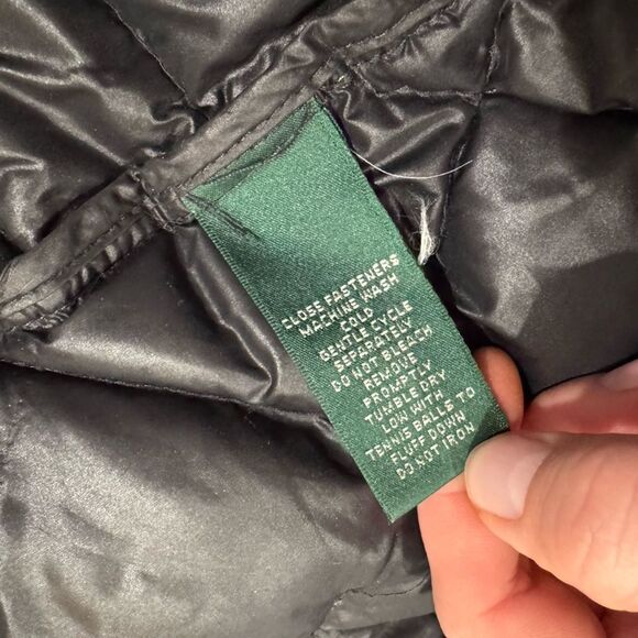 Lauren Ralph Lauren Down Feather Puffer Insulated Parka Quilted Women’s Large - Picture 5 of 6